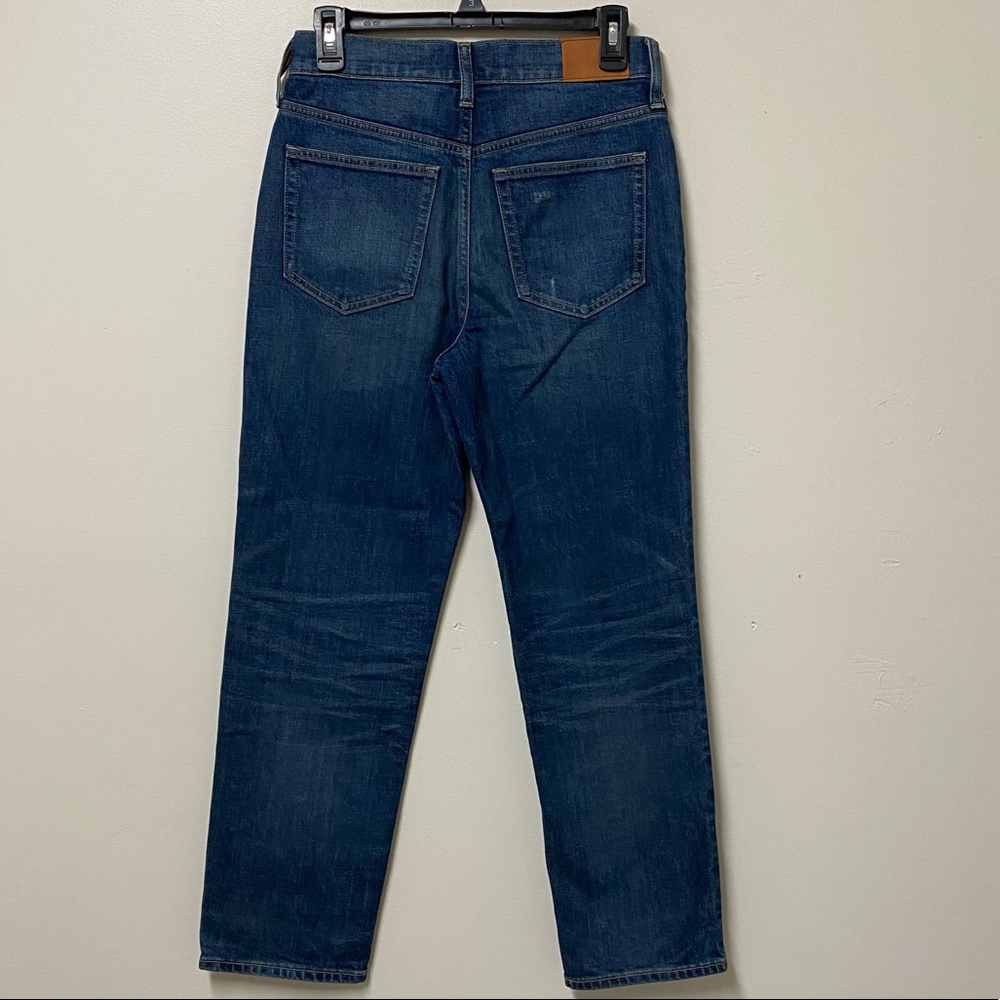 New J. Crew High Rise Classic Straight Leg Jeans Blue Denim Women’s Size 26 - Picture 5 of 15